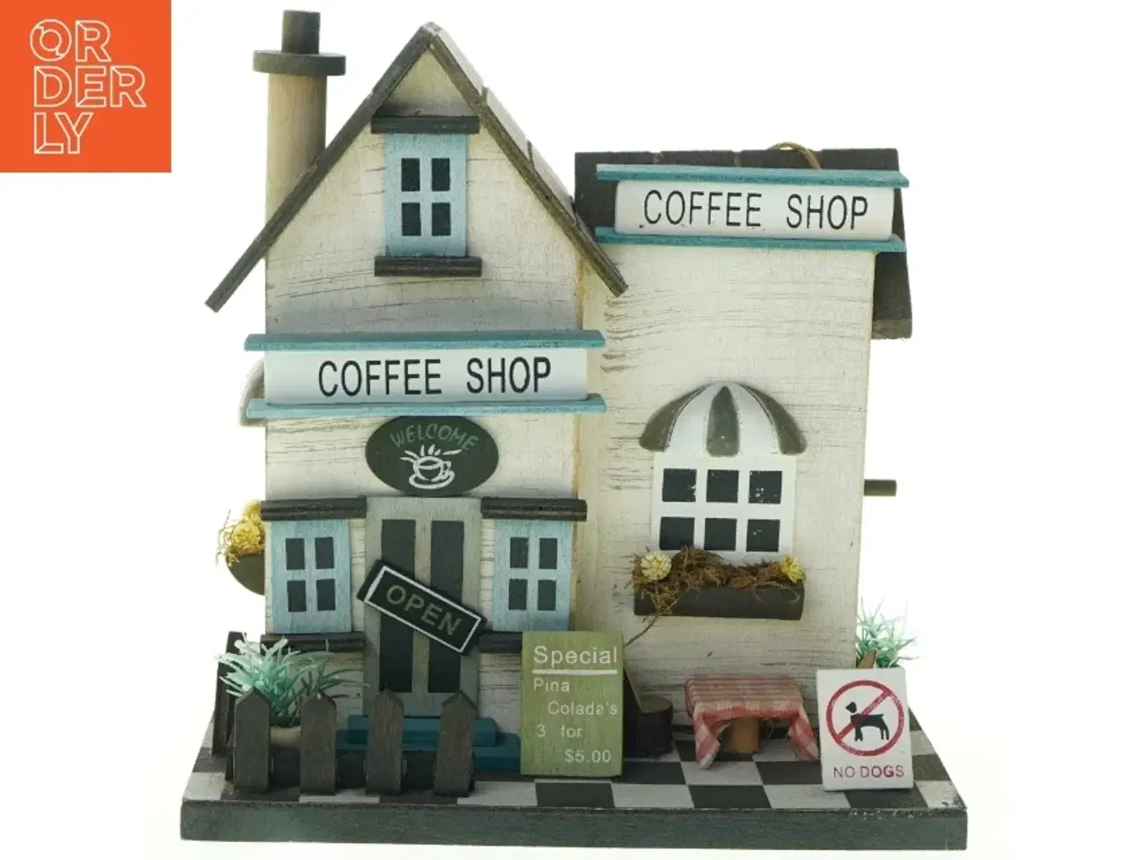 Billede 1 - Fuglehus &#39;Coffee Shop&#39; (str. 23 x. 17 cm)