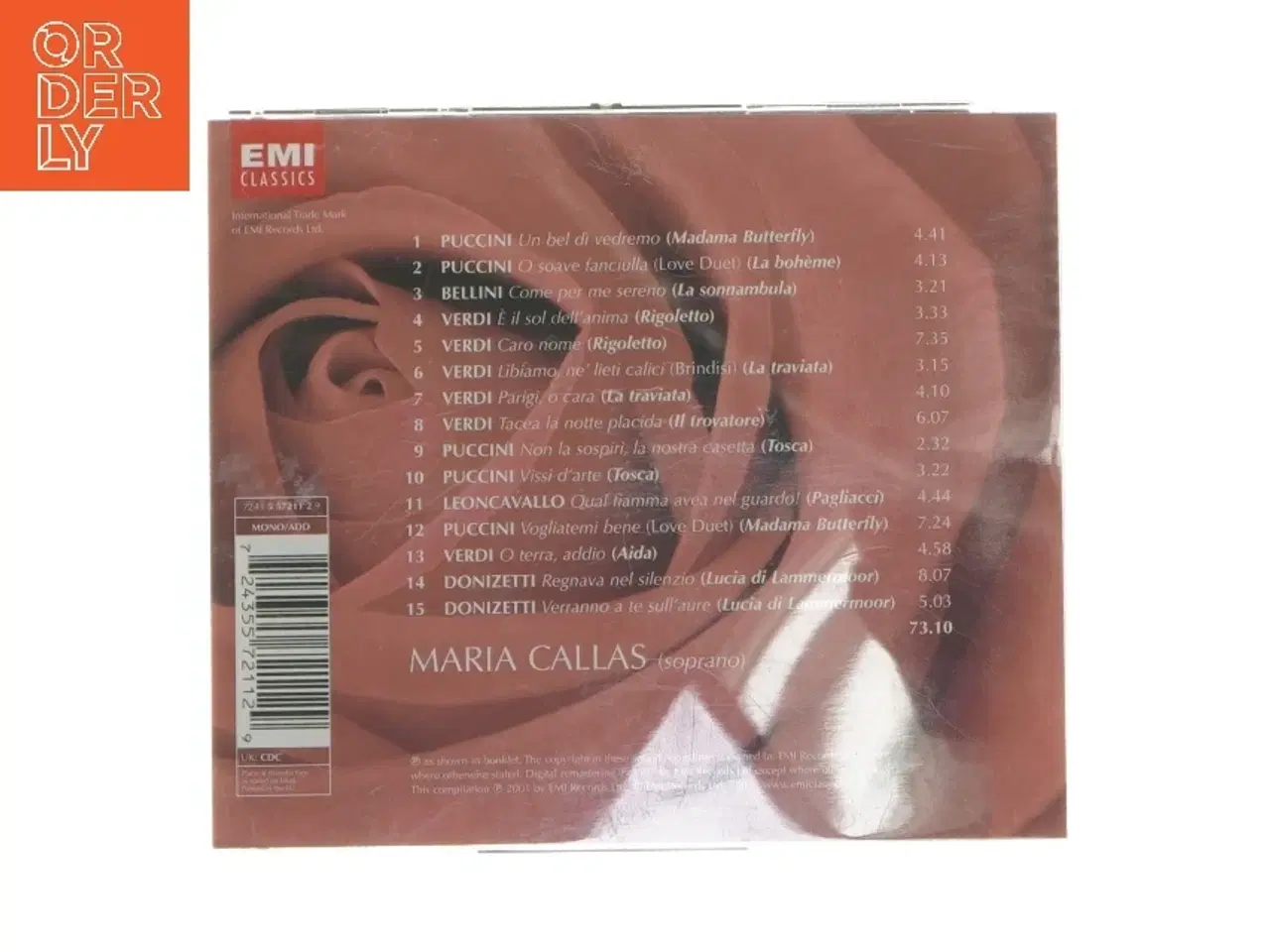 Billede 2 - Maria Callas klassisk CD album fra EMI Classics
