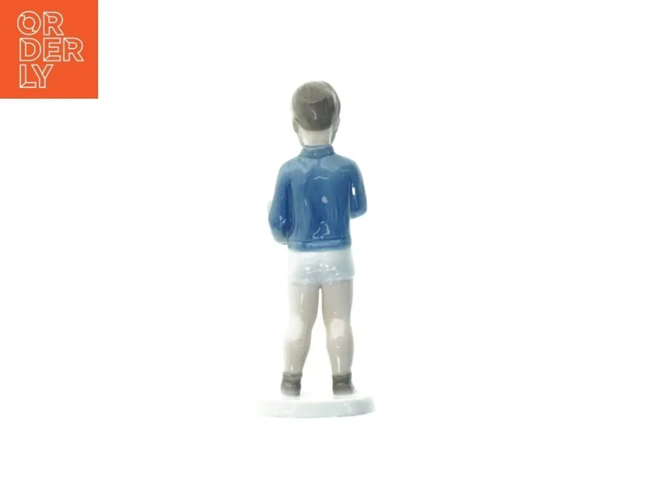 Billede 4 - Porcelænsfigur af en dreng fra B&G (str. 18x6 cm)