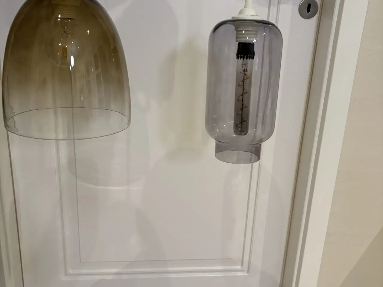 Billede 1 - To glas loftslamper