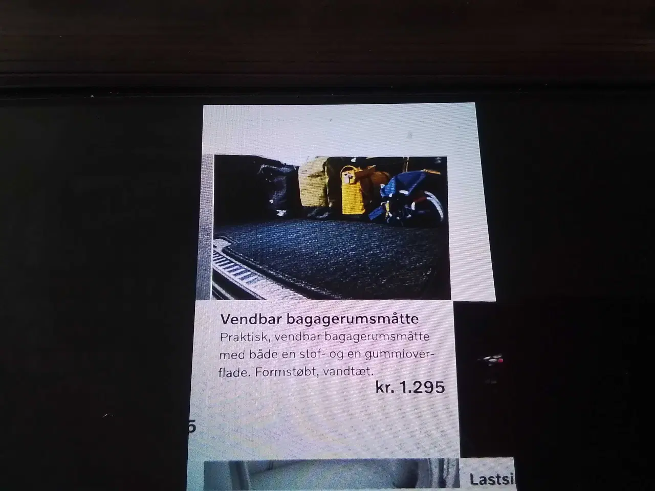 Billede 3 - Volvo ex30 Bagagerum mat