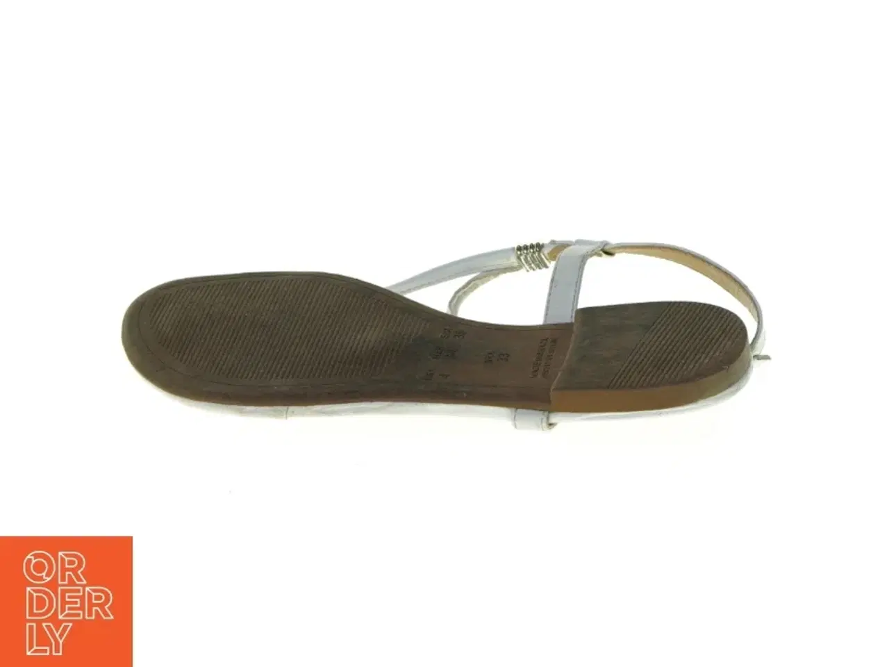 Billede 6 - Hvide sandaler med remme fra Seaside (str. 35)