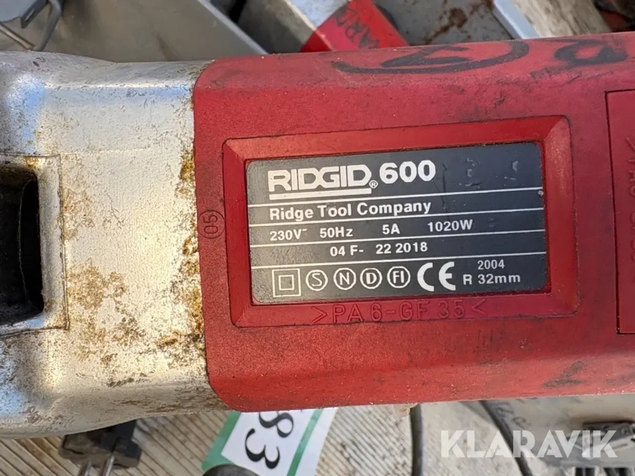 Billede 4 - Rørskærer Ridgid 600 - 2 styk
