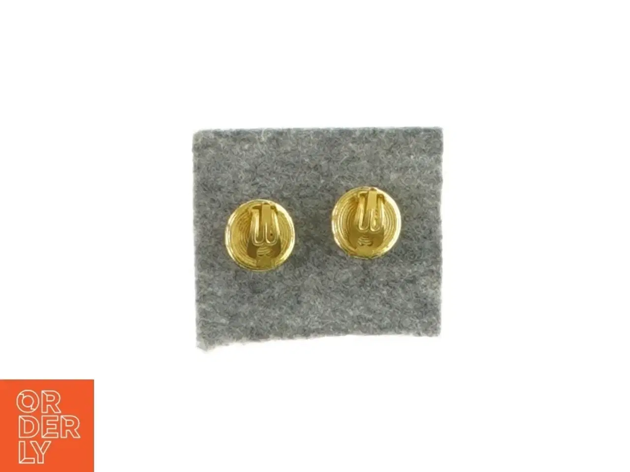 Billede 2 - Turkis perle Clips øreringe (str. Ø: 2 cm)