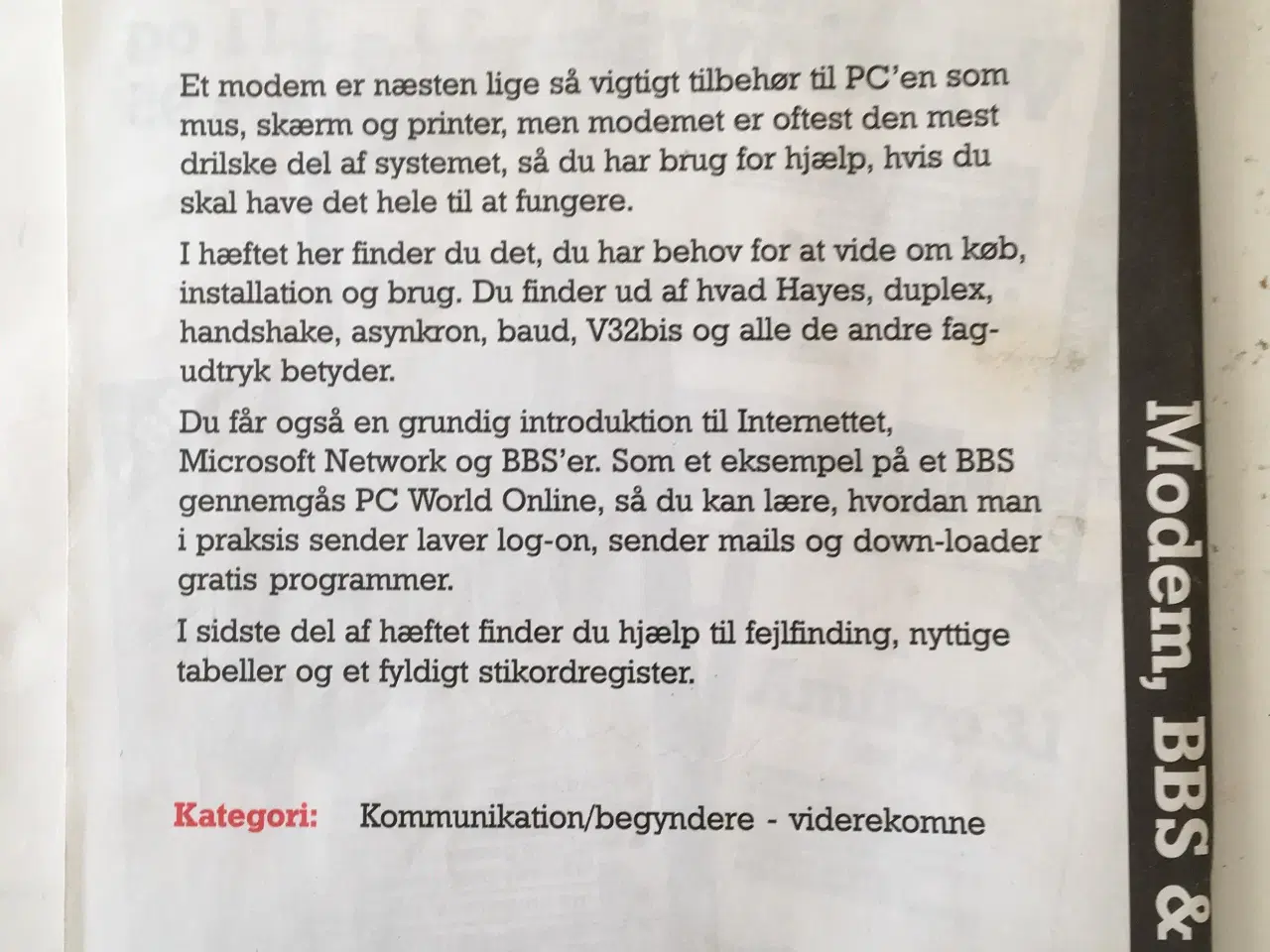 Billede 2 - IT lærebog. Modem, BBS & Internet, Sharon Crawford