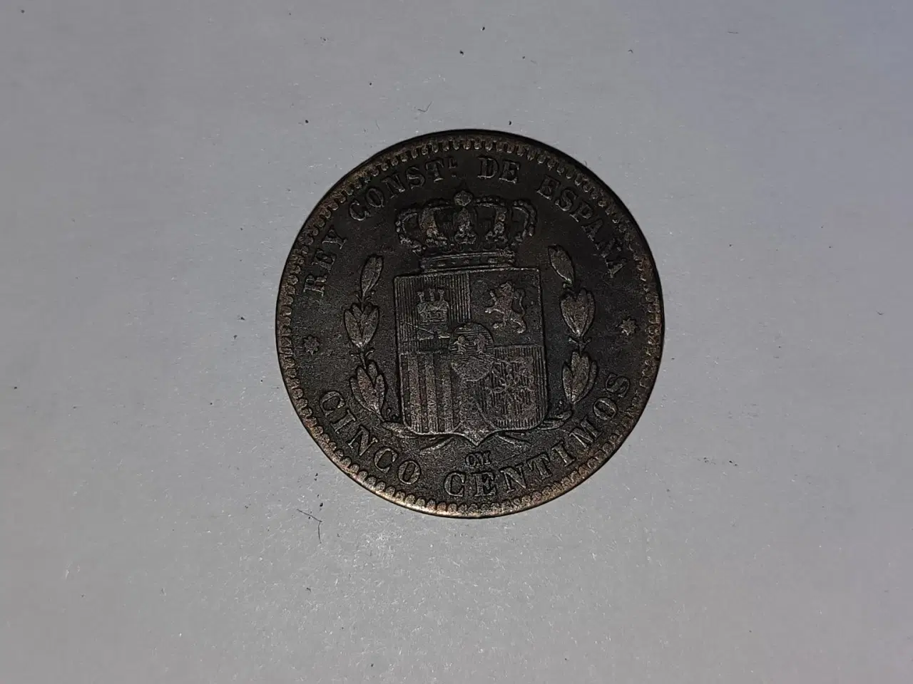 Billede 2 - 5 Centimos Spain 1879