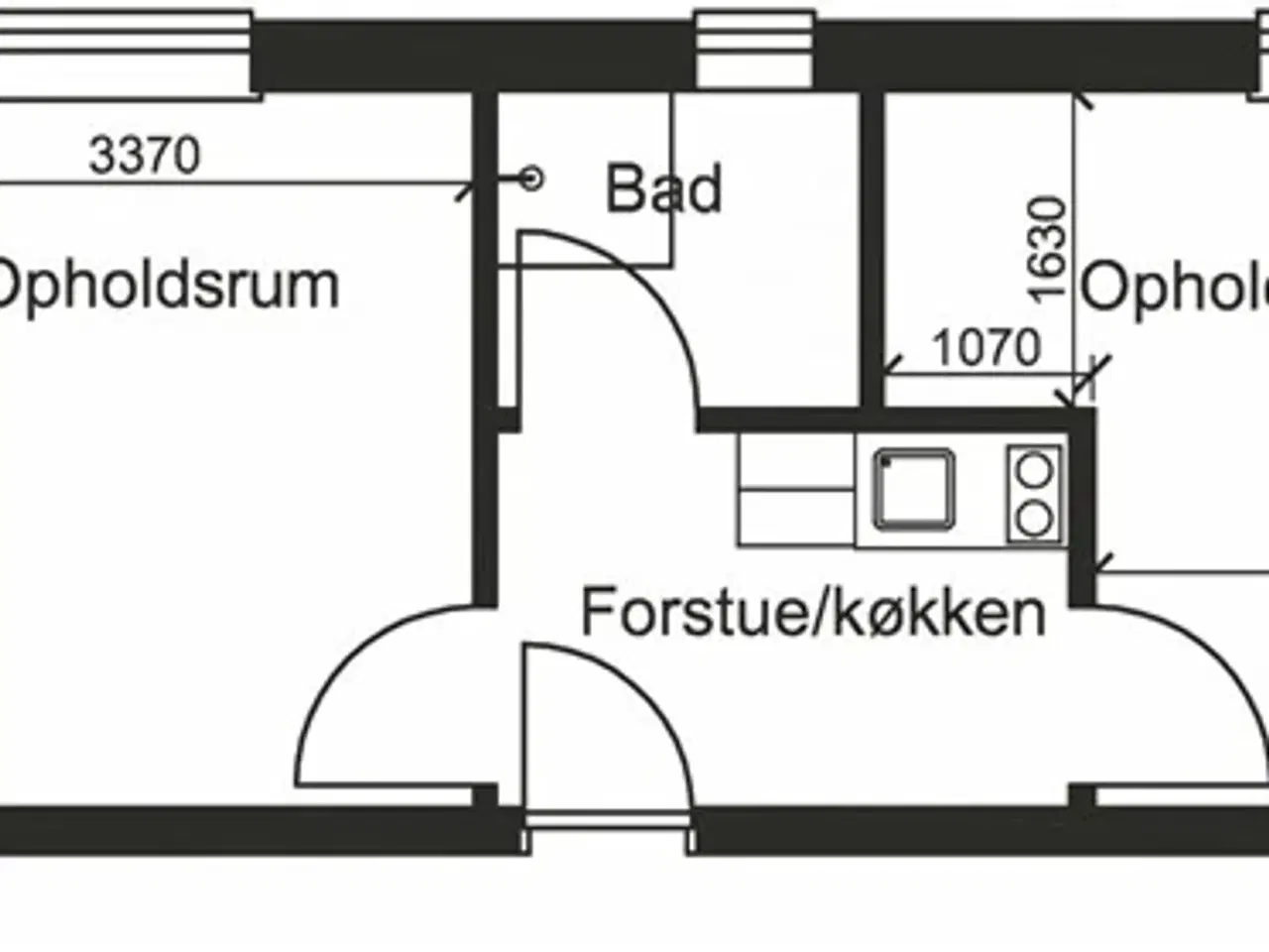 Billede 1 - 42 m2 lejlighed i Viborg