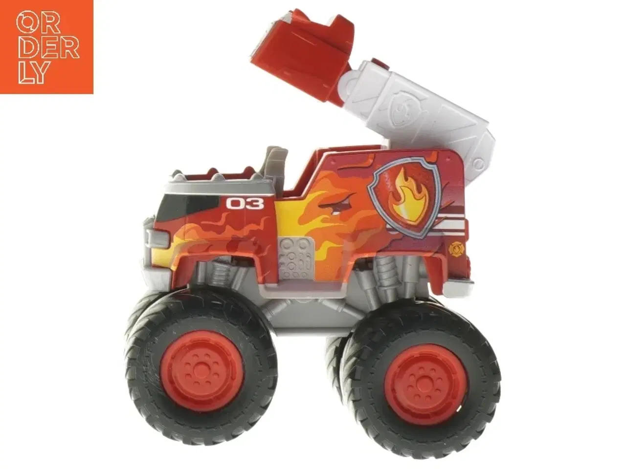 Billede 1 - Legetøjsbrandbil med kran fra Paw Patrol (str. 15x19 cm)