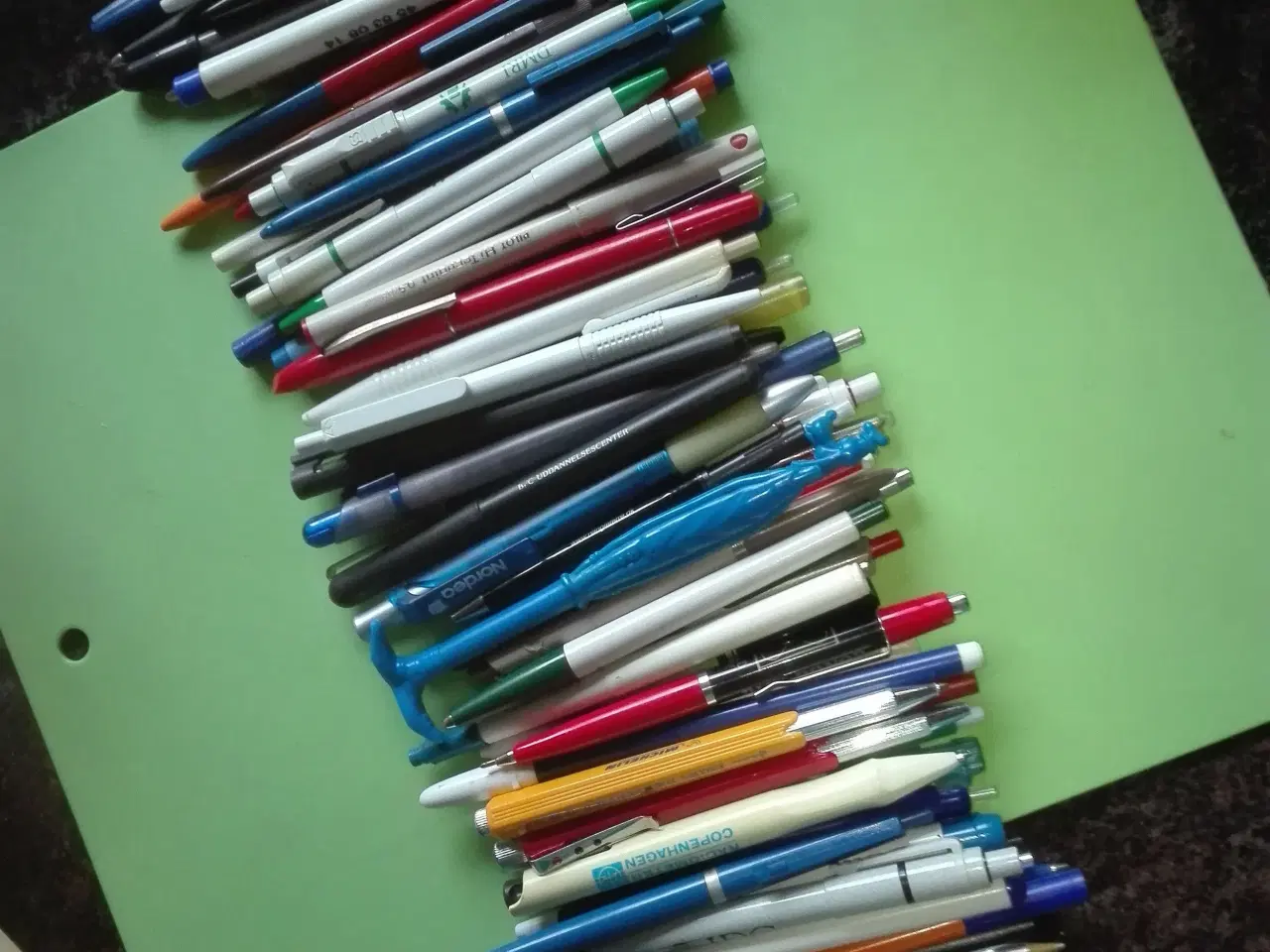 Billede 1 - Diverse kuglepenne og tynde tuscher