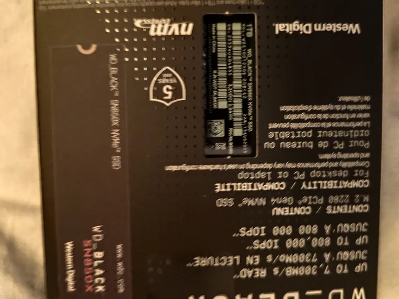 Billede 5 - WD Black SN850X 1TB NVMe SSD Gen4 – M.2