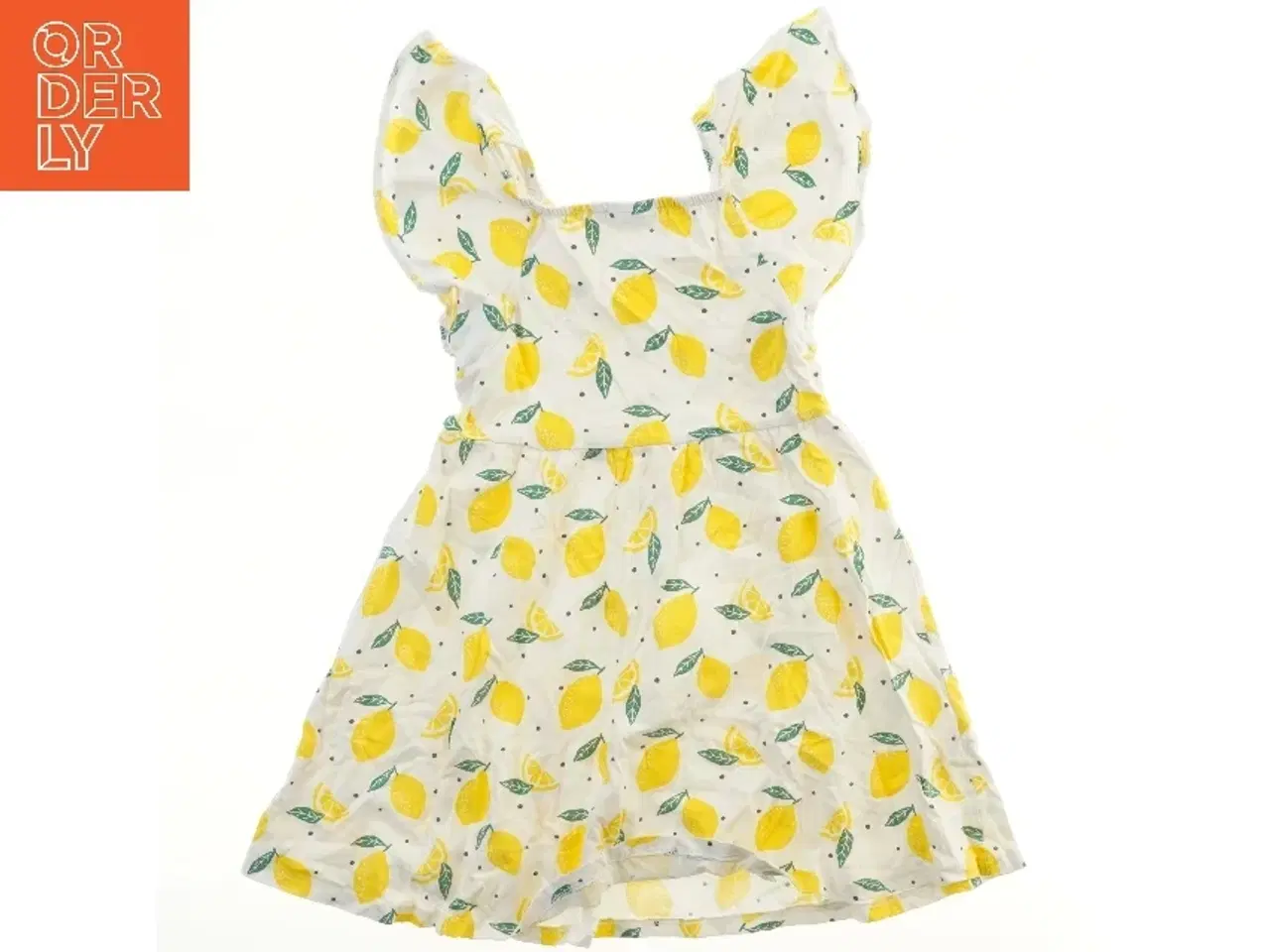Billede 2 - Sommerkjole med citronmønster fra Mng (str. 128)