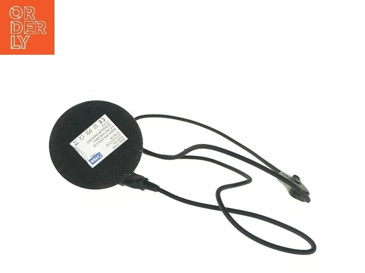 Billede 1 - Sort bordlampe fra IKEA (str. 24x12 cm)