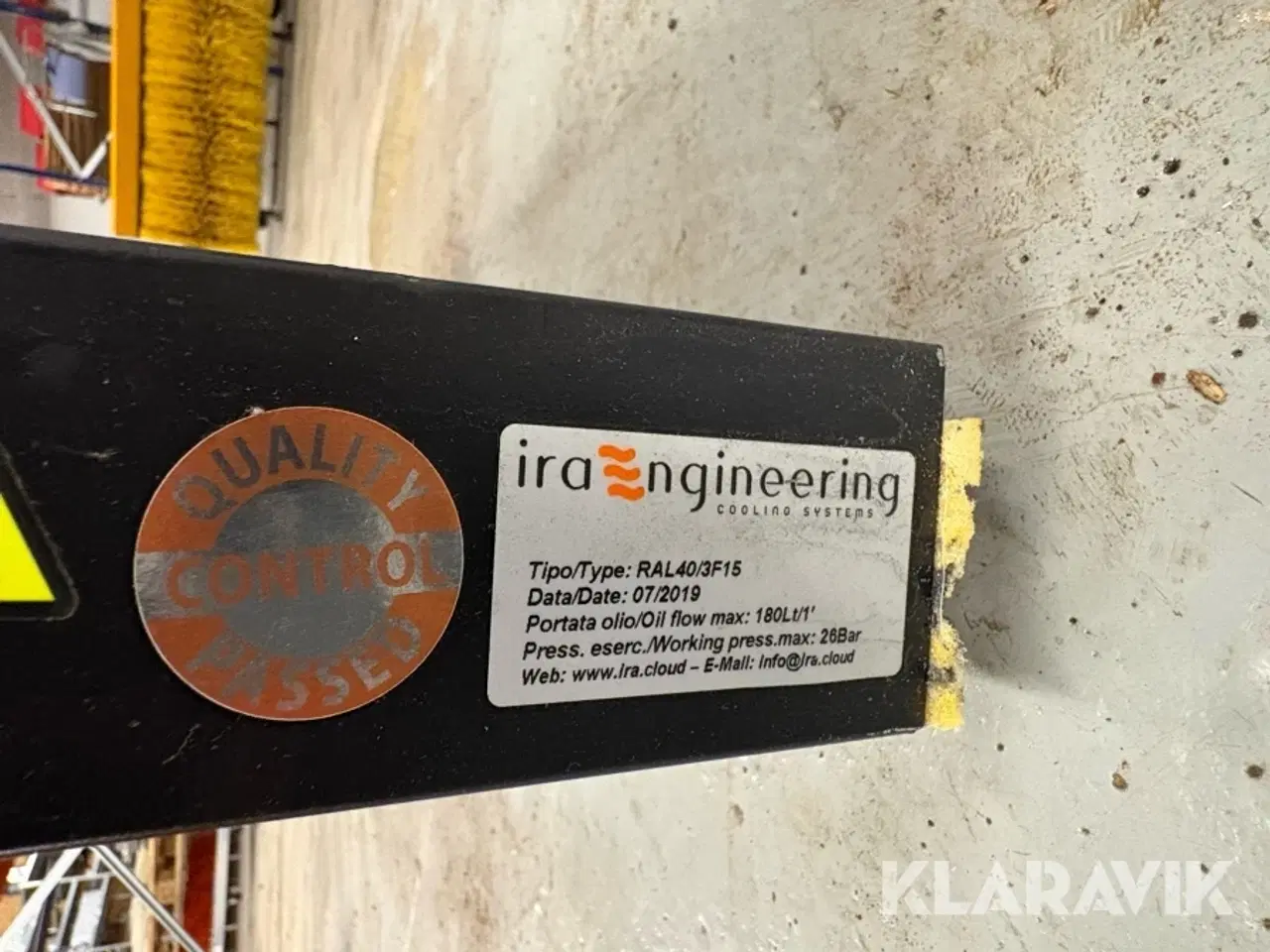 Billede 8 - Olie køler ira engineering ARL403F15