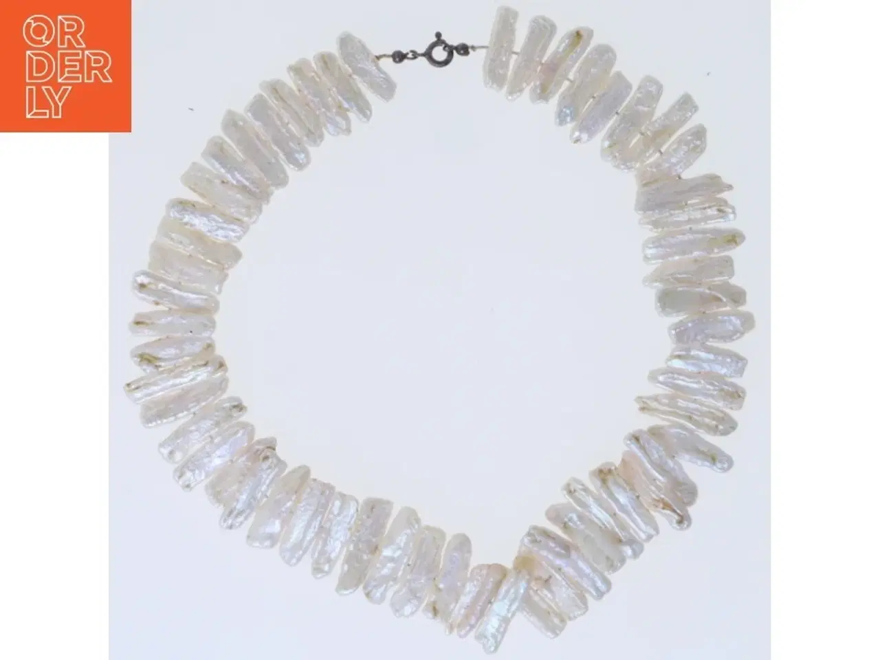 Billede 1 - Perlehalskæde (str. 43,5 cm)