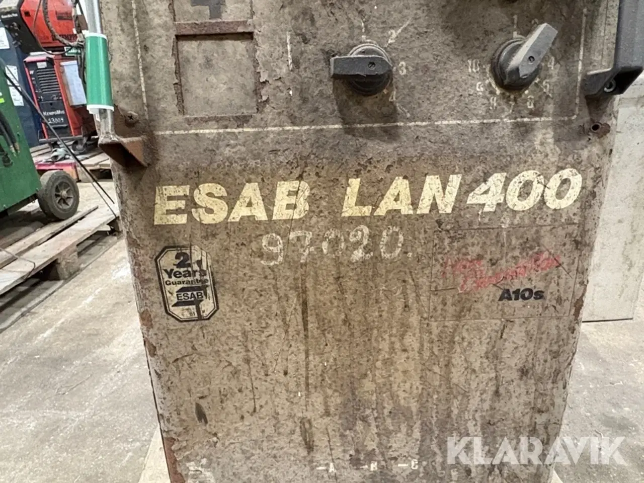 Billede 8 - Svejsemaskine ESAB LAN 400 & A10 MEH 44