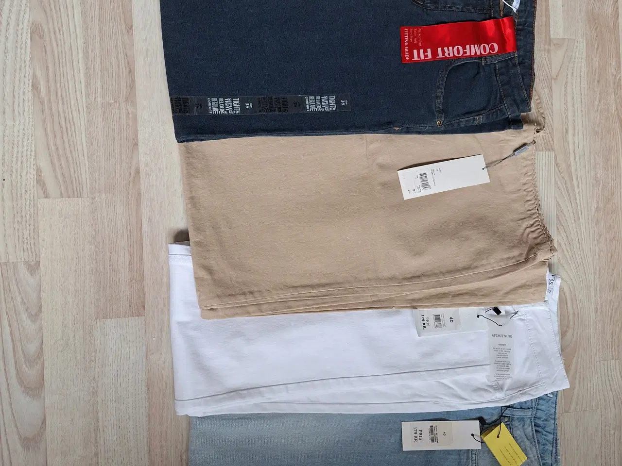 Billede 1 - Bukser, 5 par nye bukser, str. 38-40