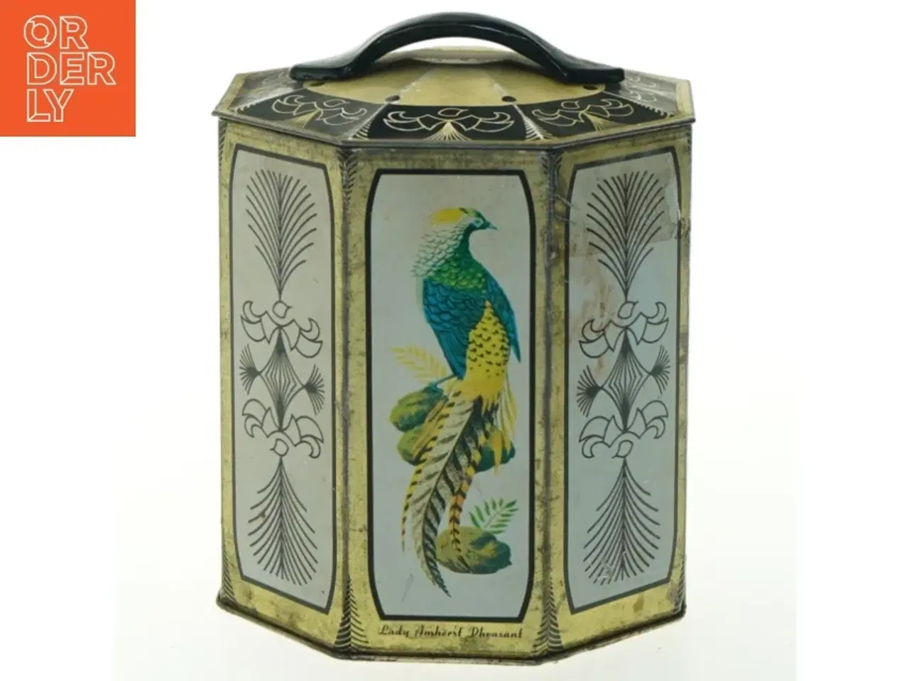 Billede 1 - Vintage metal kagedåse fra Peek Frean & Co Ltd (str. H. 13,5 cm ø. 12 cm)