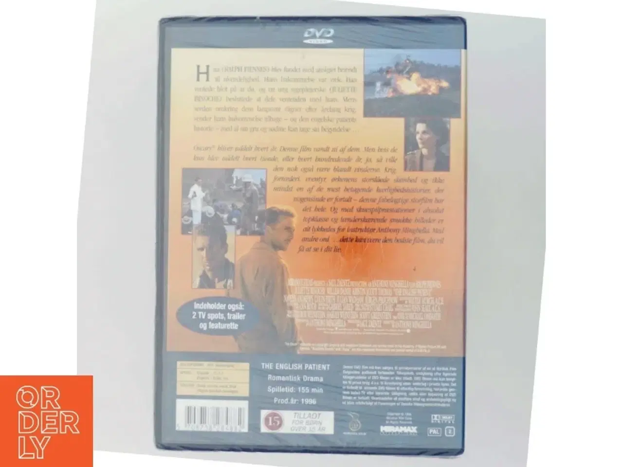 Billede 3 - DEN ENGELSKE PATIENT med Ralph Fiennes (DVD)