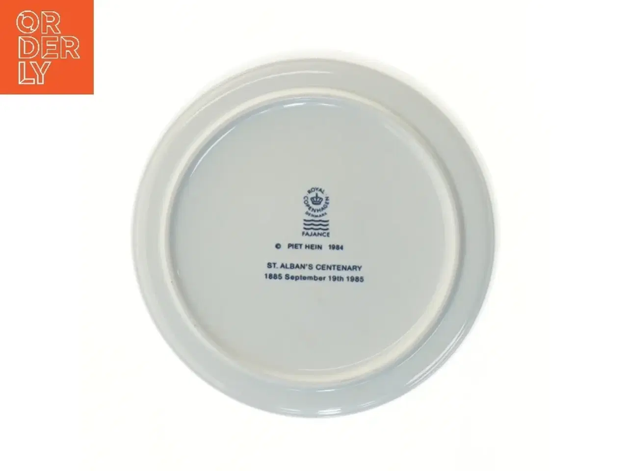 Billede 2 - Royal Copenhagen centenary tallerken fra Royal Copenhagen (str. Ø 17,3 cm)