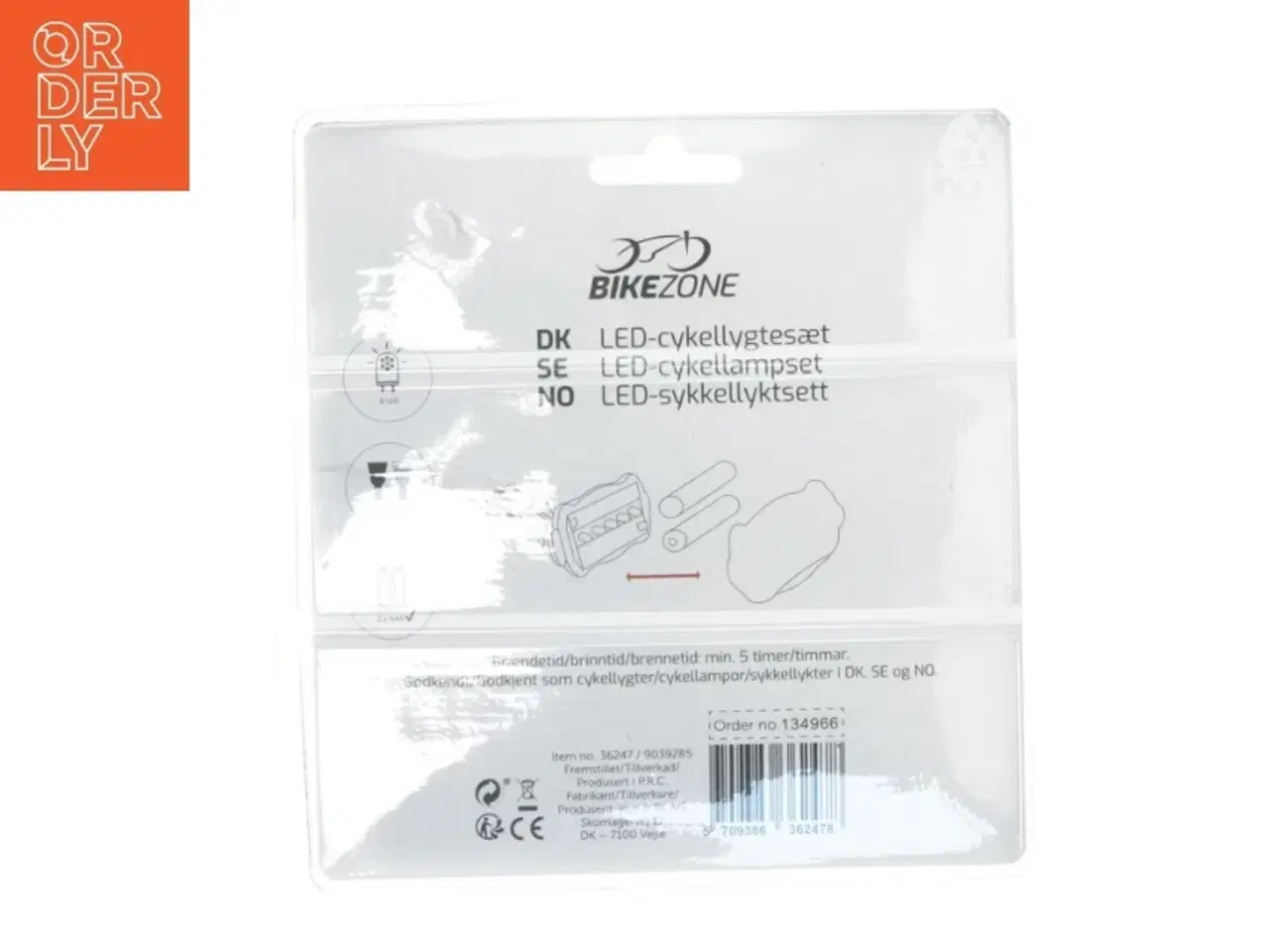 Billede 2 - BikeZone cykellygtesæt fra BikeZone