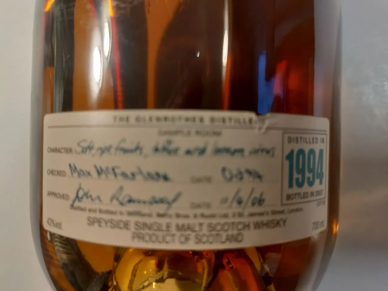 Billede 2 - The Glenrothes Sample room 12 år Vintage Speyside 