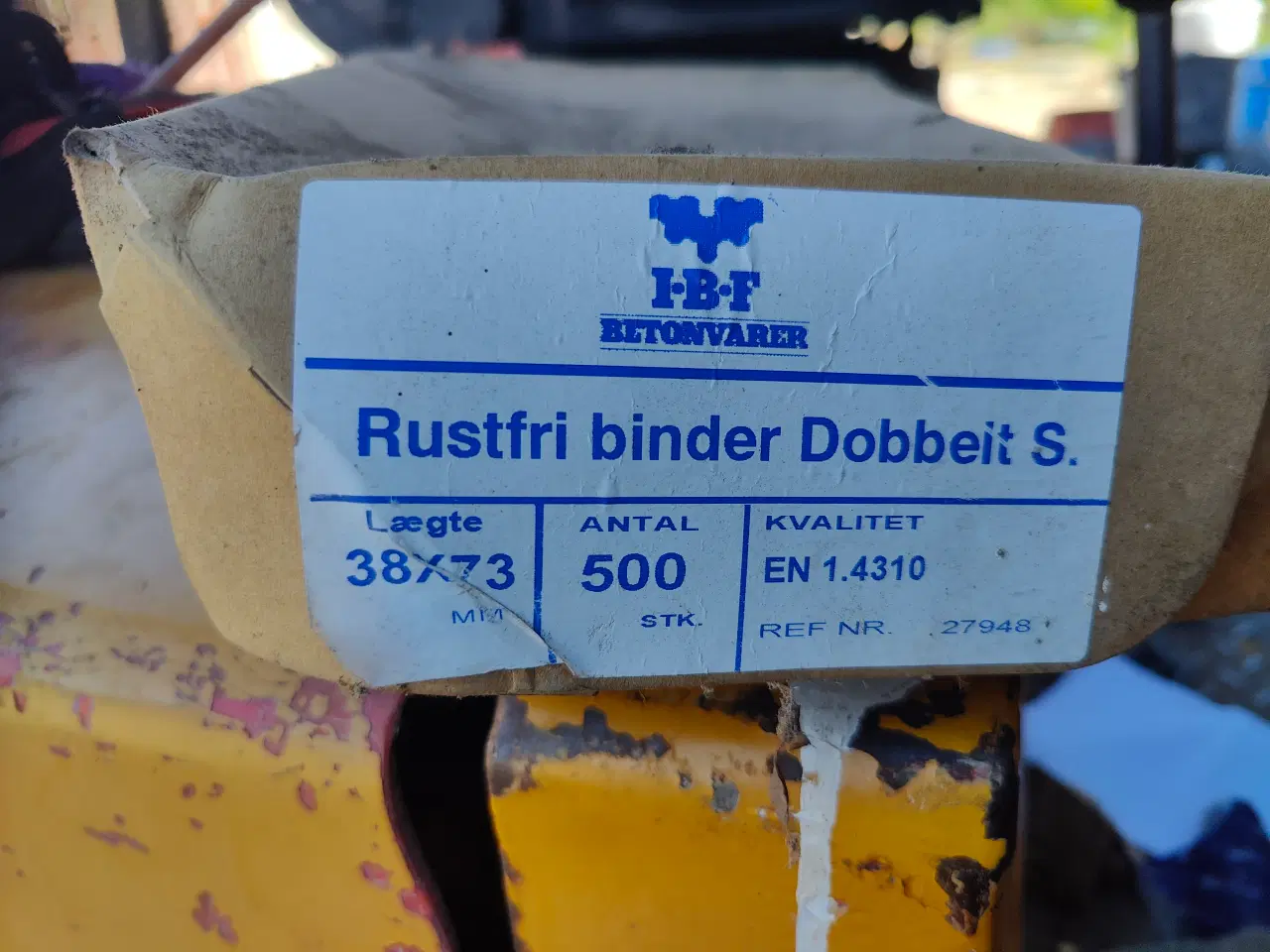 Billede 1 - rustfri binder dobbelt s 38x73