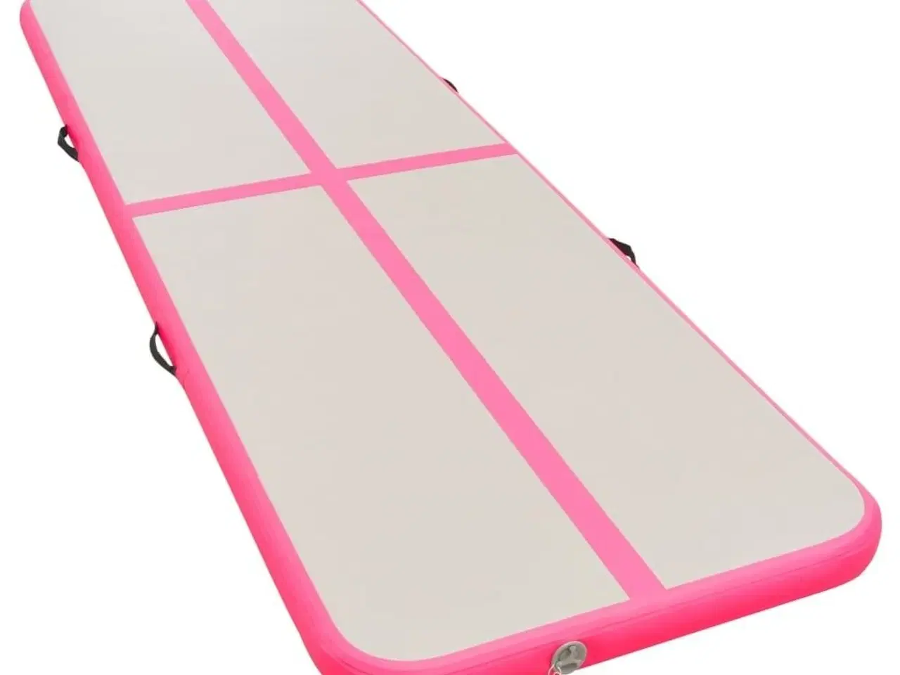 Billede 4 - Oppustelig gymnastikmåtte med pumpe 300 x 100 x 10 cm PVC Pink