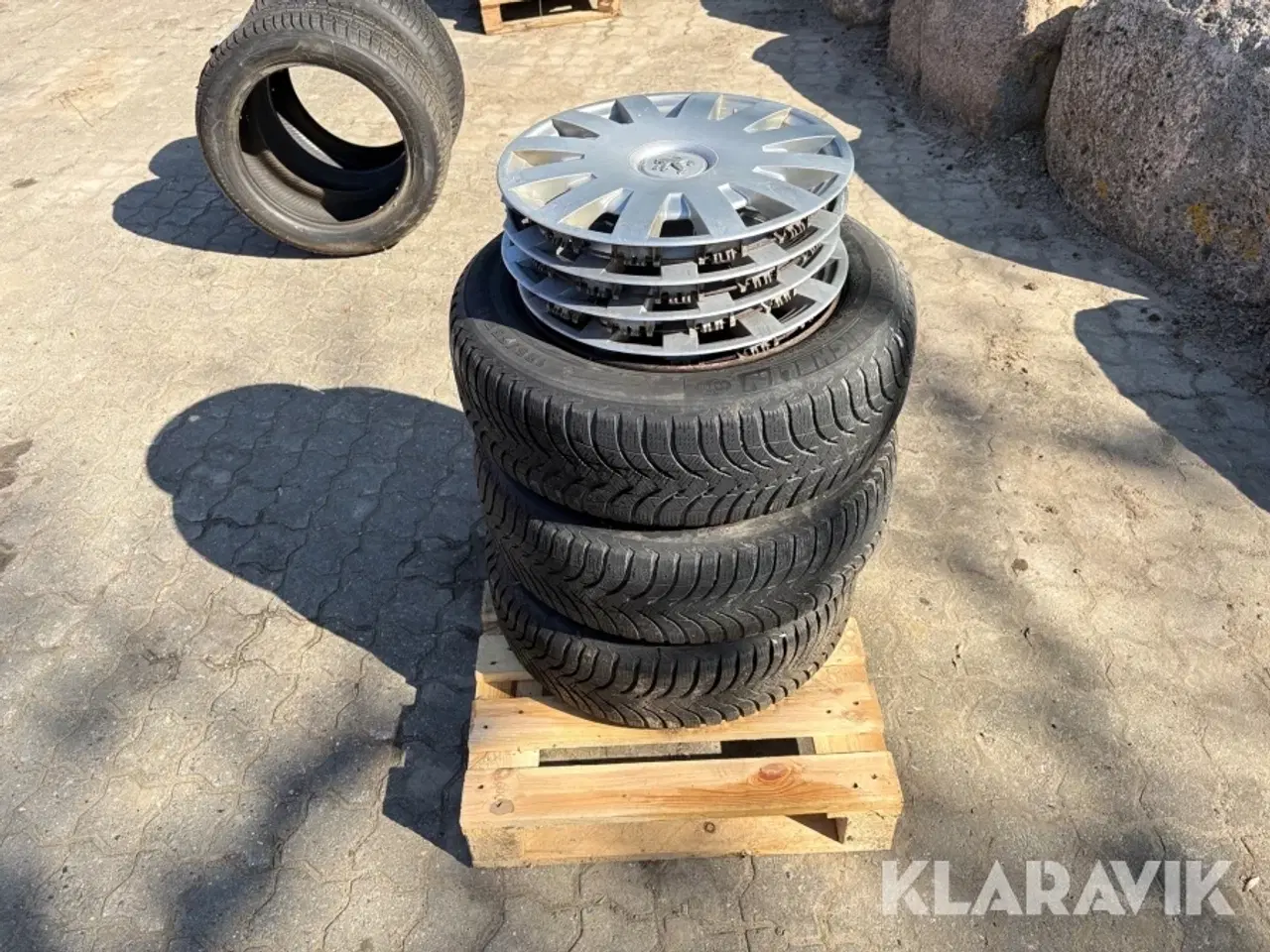 Billede 4 - Vinterhjul Michelin Alpin 185/65R15 3 styk