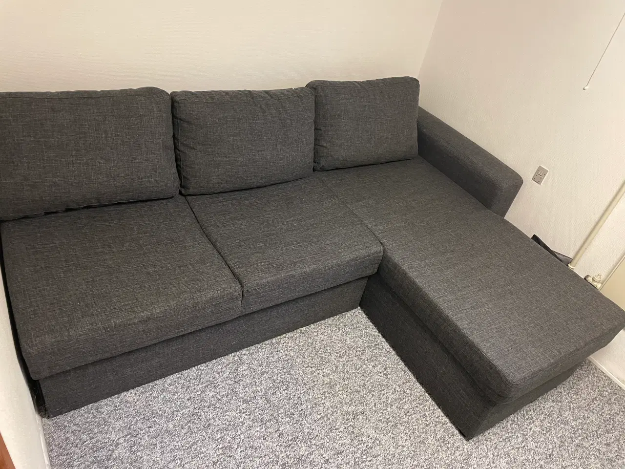 Billede 1 - Sovesofa med chaiselong 