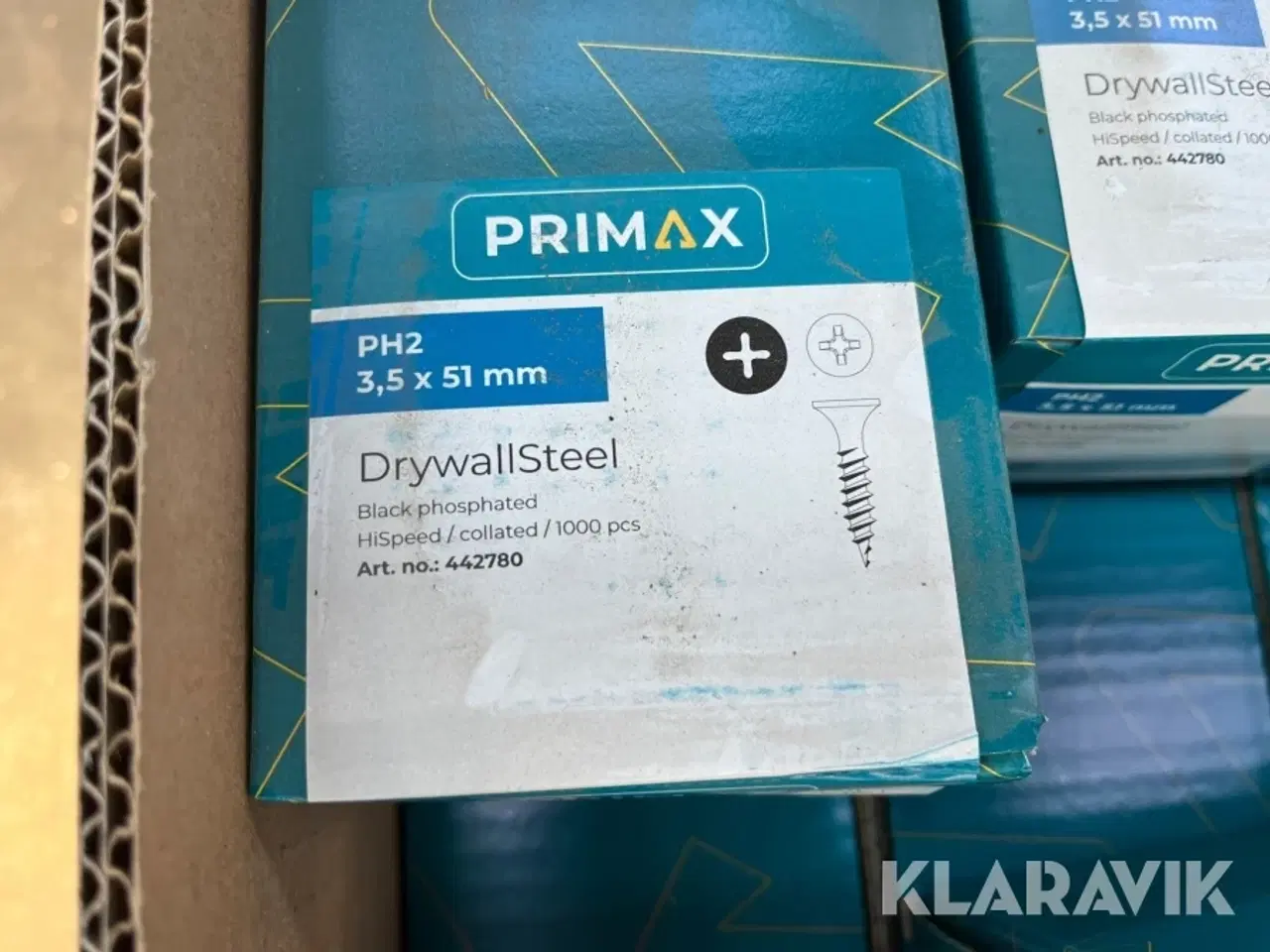 Billede 3 - Gipsskruebånd Primax 3,5x51mm - 53 pakker