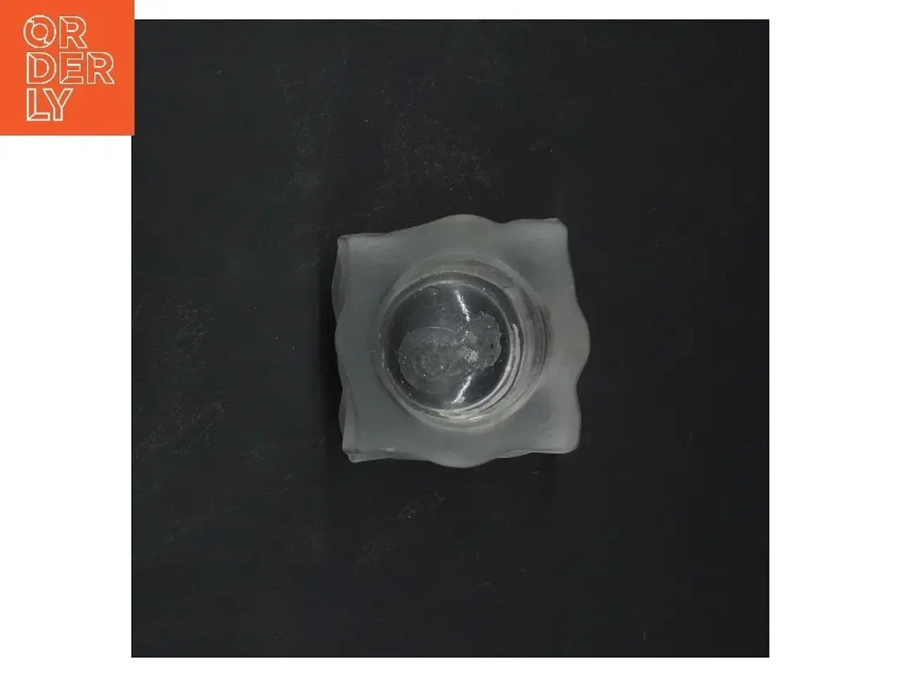 Billede 3 - Glaskunst lysestage fra ittalla  (str.  7x7x6 cm)