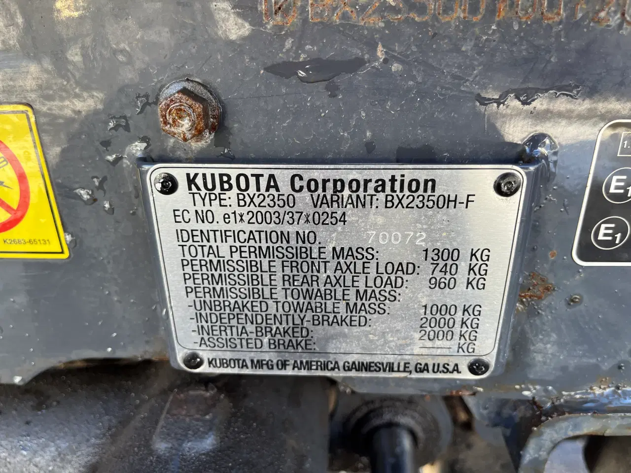 Billede 15 - Kubota 2350 med kost