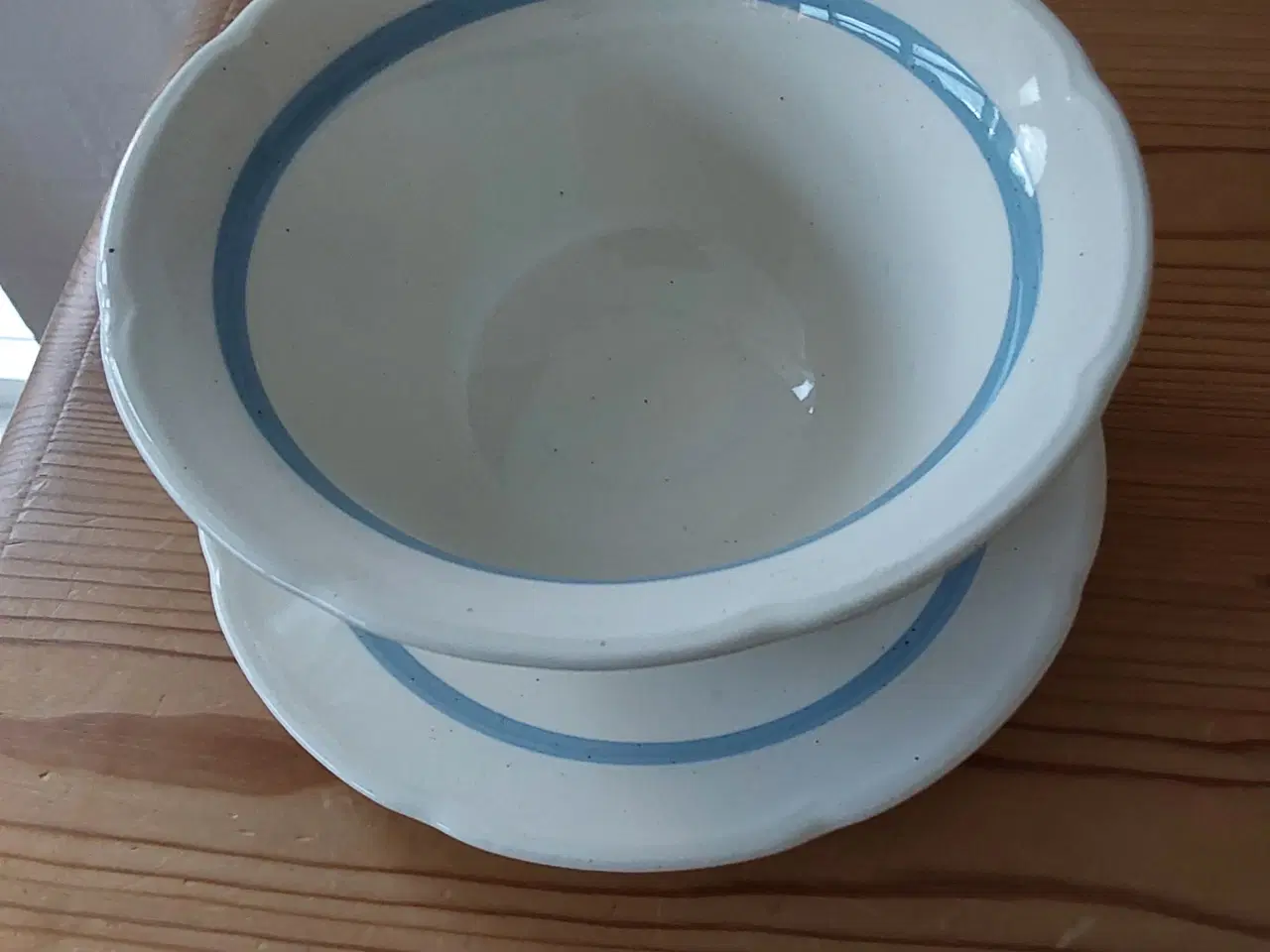 Billede 2 - Aluminia Soveskål Lone i fajance, pæn og velholdt