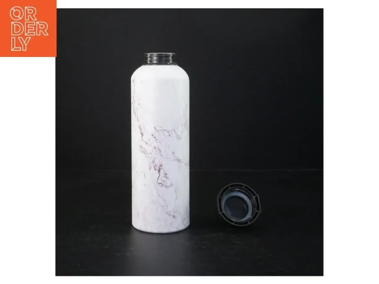 Billede 1 - Genbrugsflaske med marmor-look (str. 24 cm)