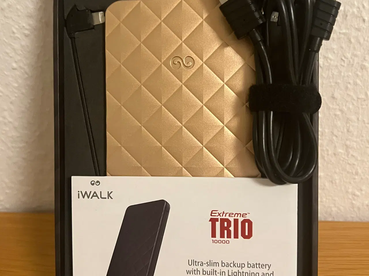 Billede 3 - iWALK Trio 10000 mAh Powerbank Guld farvet