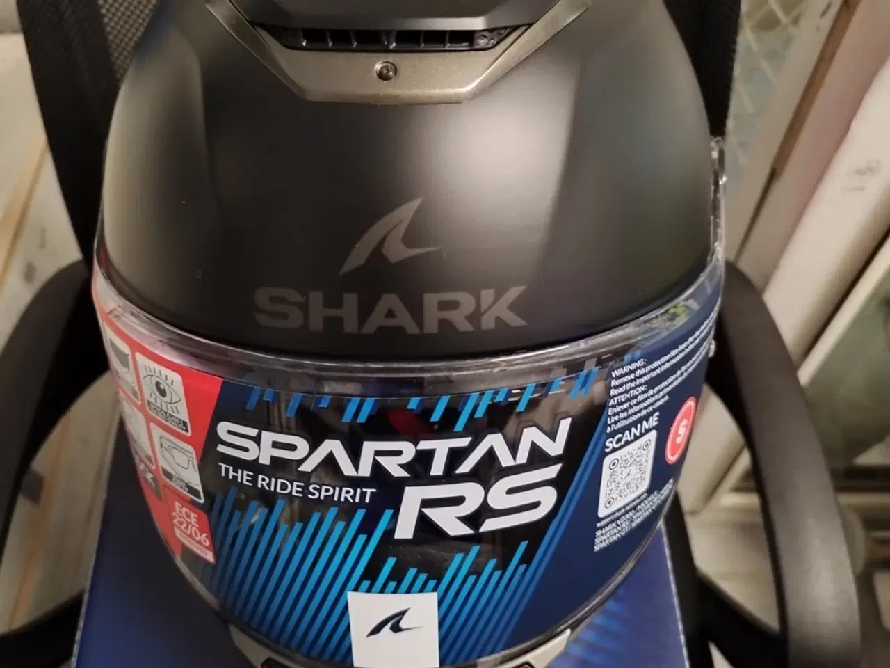 Billede 1 - Motorcykel hjelm shark spartan rs