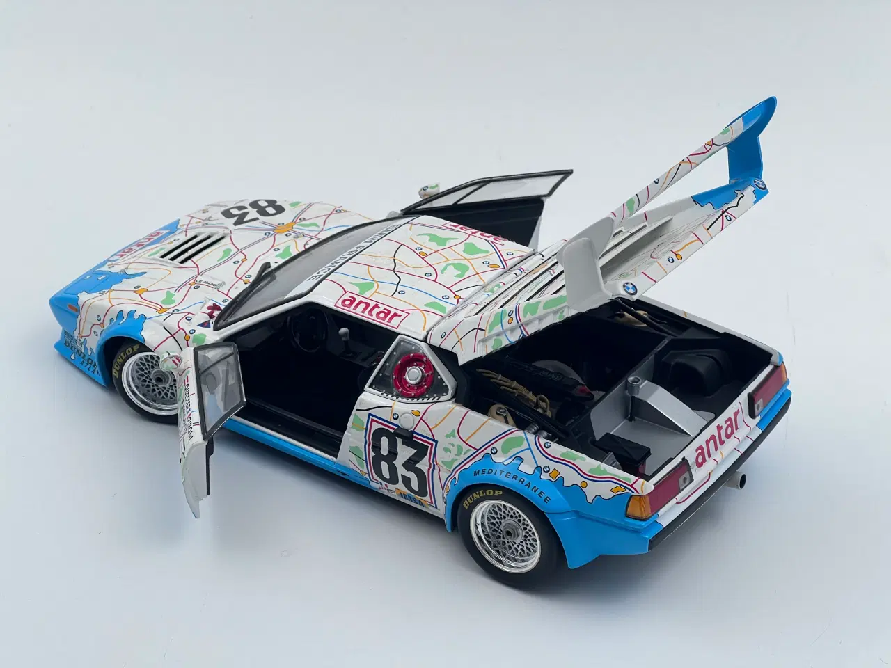 Billede 2 - 1980 BMW M1 #83 LM / IMSA - MINICHAMPS - 1:18