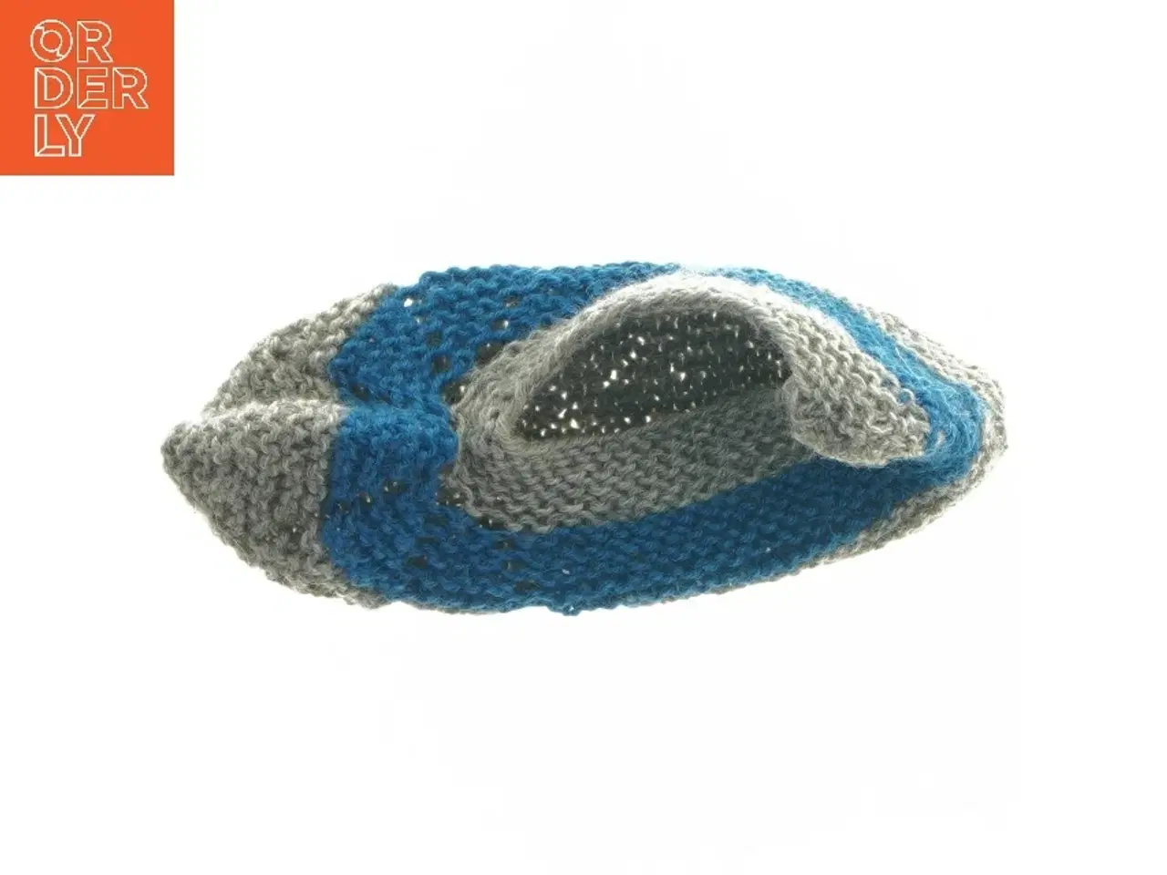 Billede 3 - Strikkede hjemmesko til børn (str. 19 cm)