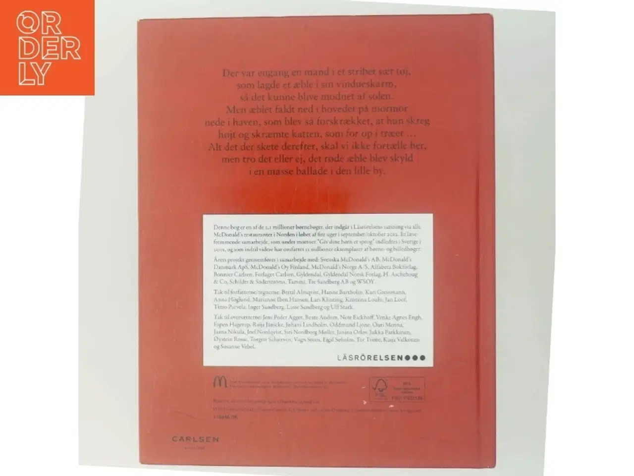 Billede 3 - Historien om det røde æble af Jan Lf (Bog)