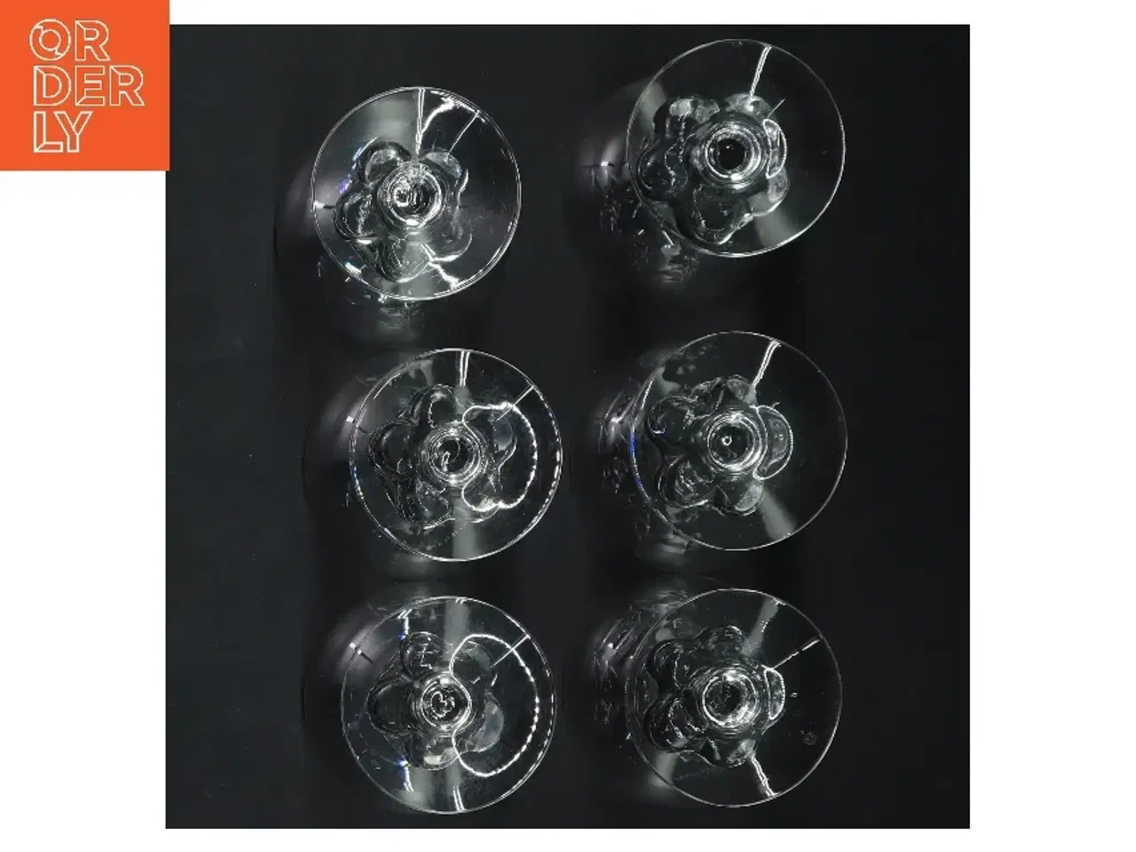 Billede 3 - Gisselfeld ajacob Bang Sæt af 6 dekorative glas (str. 8,5 cm, 6 styk cm)