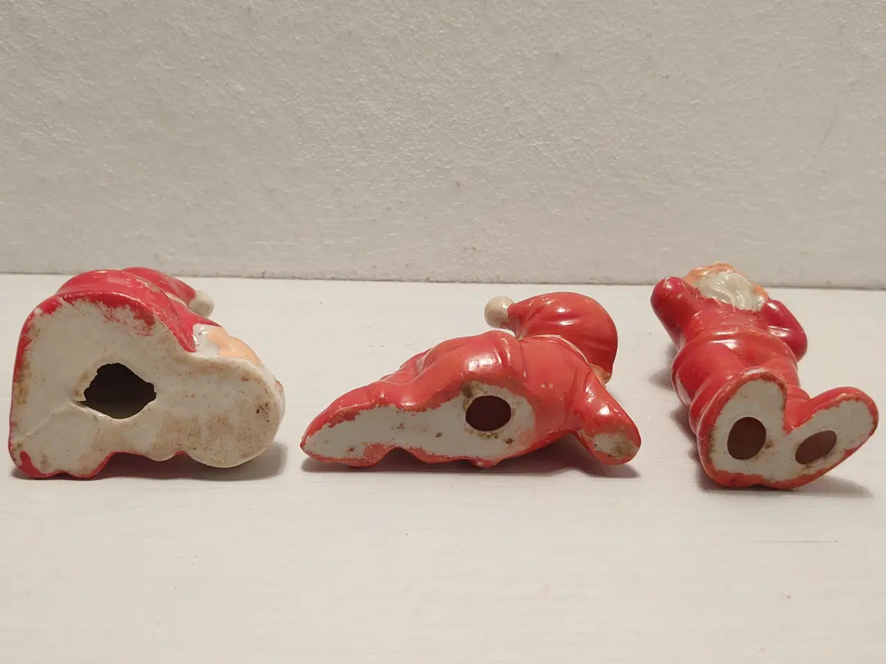 Billede 3 - 3 gamle porcelænsnisser i fin stand. Højeste 8cm.