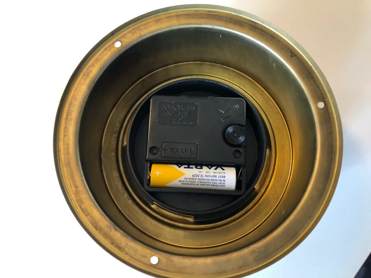 Billede 6 - Flot messing skibsur og barometer med patina