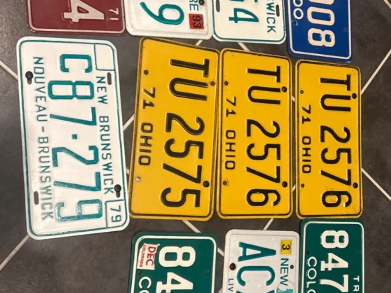 Billede 1 - USA nummer plader