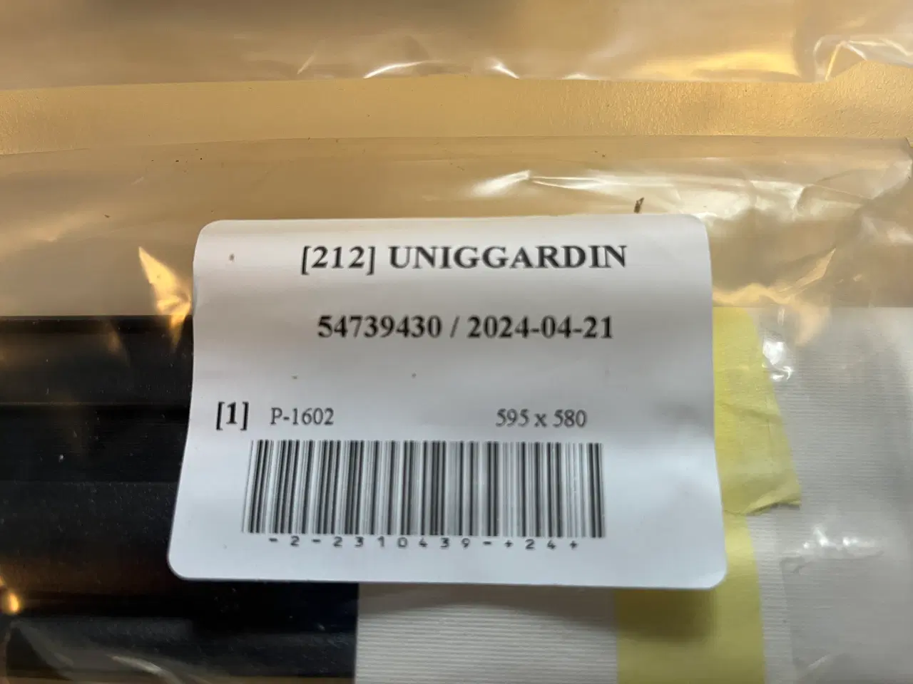Billede 3 - Plissegardin Sort