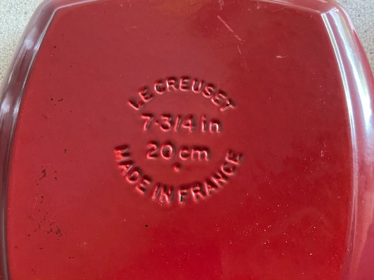 Billede 2 - Le Creuse grill stegepande 20 cm Rød
