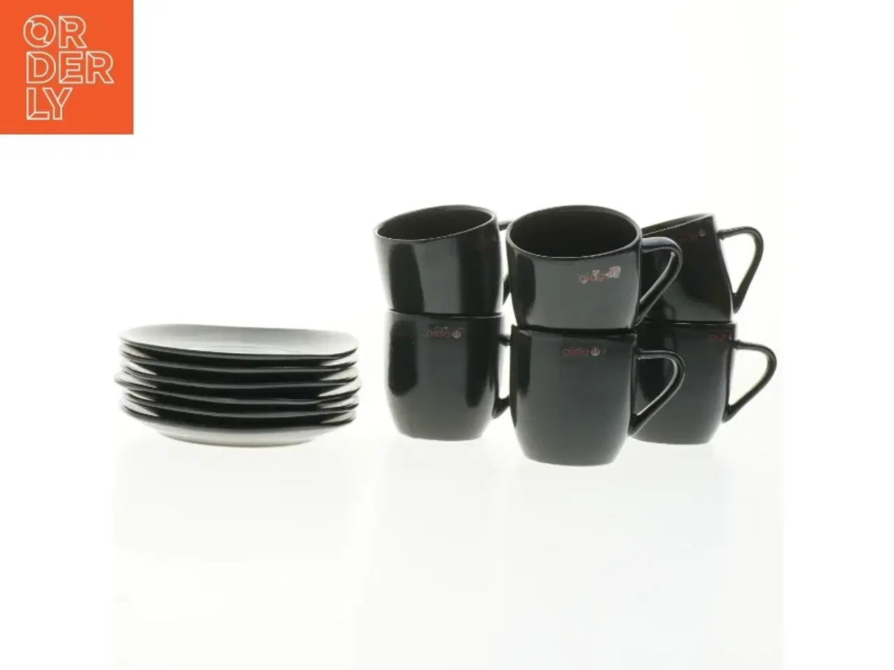 Billede 1 - Sort aida kaffestel fra aida