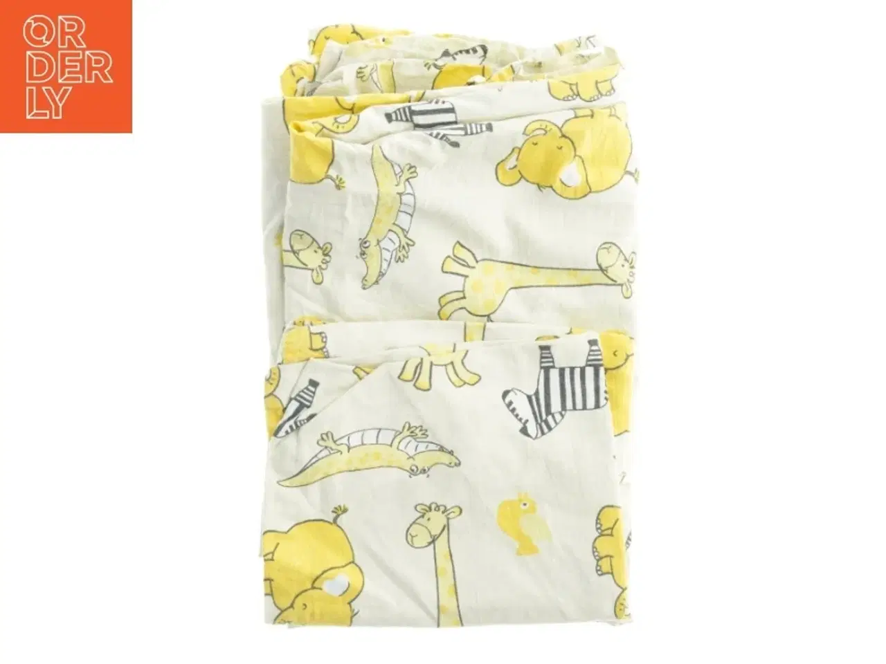 Billede 3 - Barnesengesæt med dyremønster (str. 85 x 130 cm)