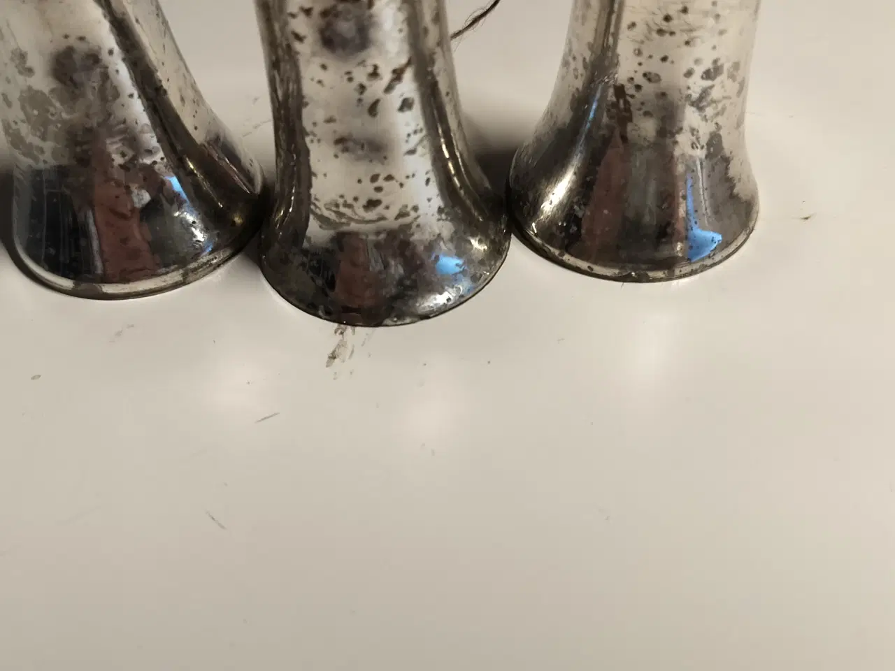 Billede 2 - julepynt gammelt 3 stk Gamle glas juleklokker.