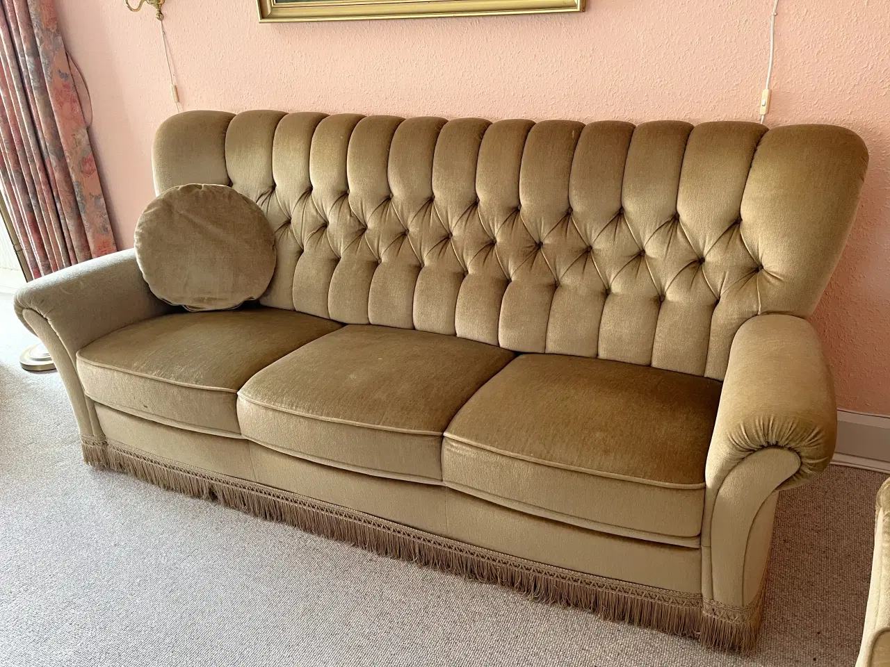 Billede 4 - Velour sofa 3 personer 