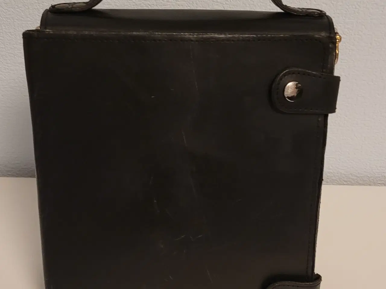 Billede 2 - Herretaske i sort læder 